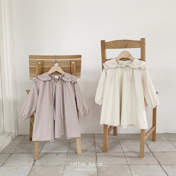 Cotton House - Korean Children Fashion - #discoveringself - Wing Frill One-Piece
