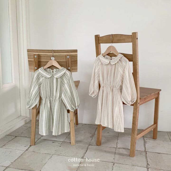 Cotton House - Korean Children Fashion - #kidsshorts - ST Collar One-Piece