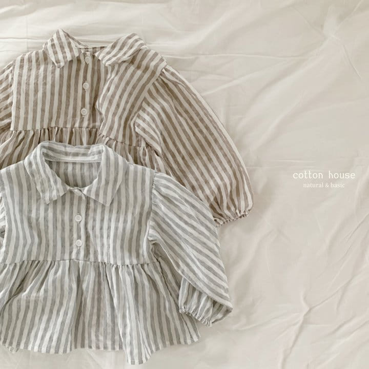 Cotton House - Korean Children Fashion - #magicofchildhood - ST Collar Blouse