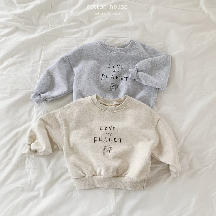 Cotton House - Korean Children Fashion - #prettylittlegirls - Planet Sweatshirt