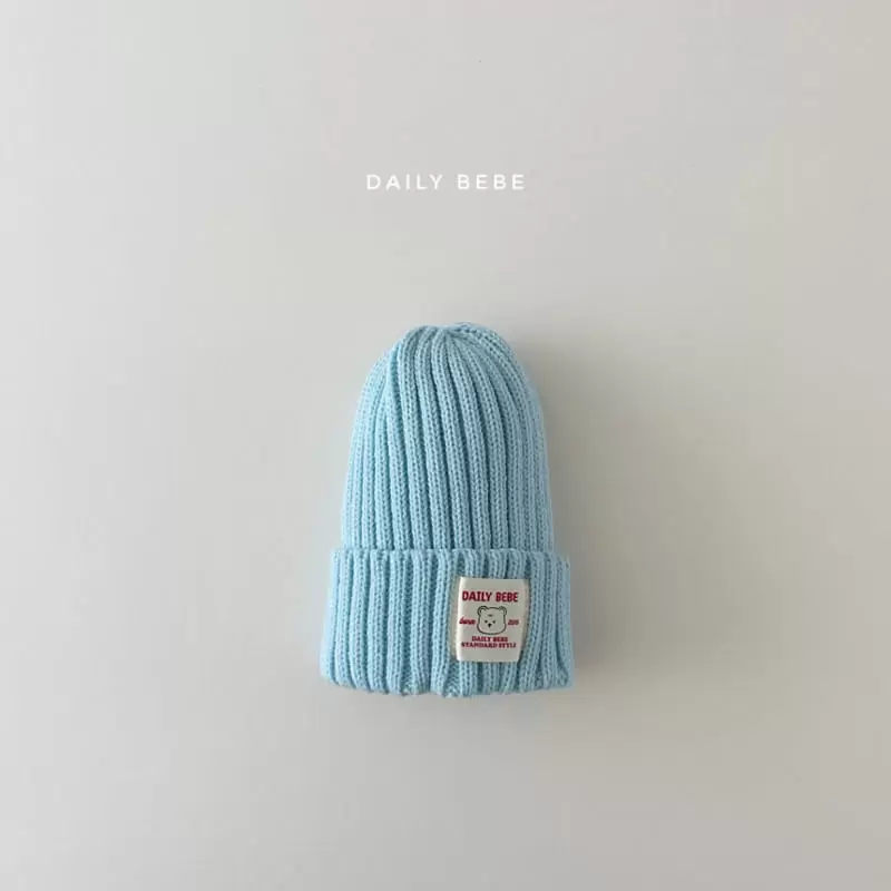 Daily Bebe - Korean Children Fashion - #Kfashion4kids - Patch Long Beanie - 7