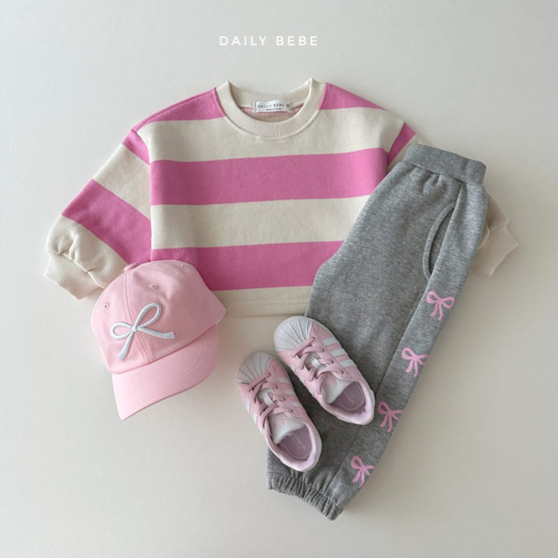 Daily Bebe - Korean Children Fashion - #Kfashion4kids - ST Crop Sweatshirt - 8