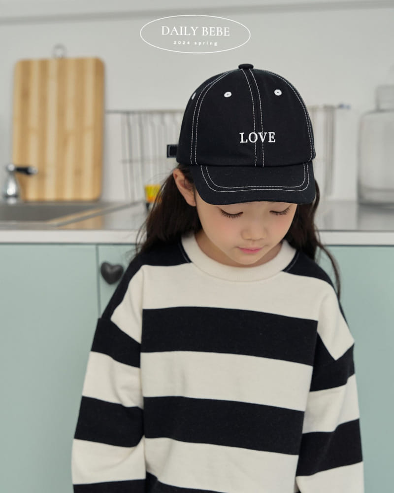 Daily Bebe - Korean Children Fashion - #childofig - Love Ball Cap - 9
