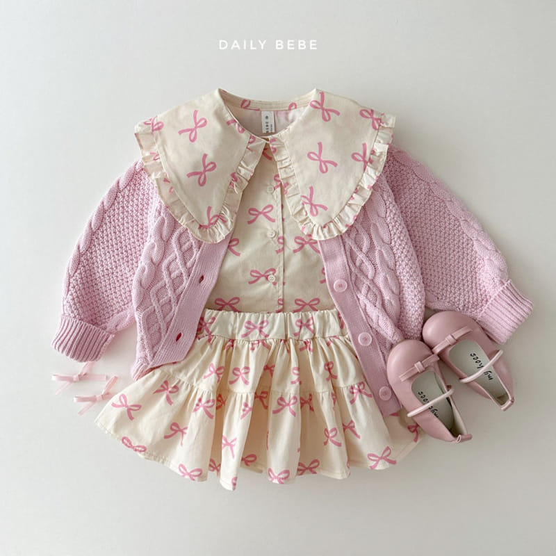 Daily Bebe - Korean Children Fashion - #childofig - Hool Skirt - 5