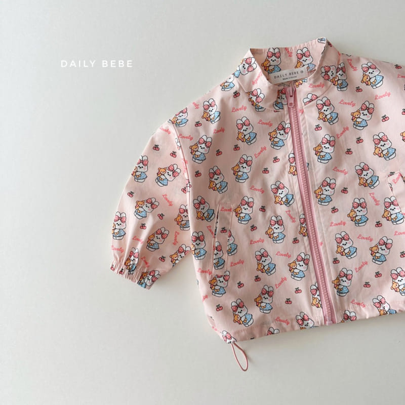 Daily Bebe - Korean Children Fashion - #childofig - Pattern Windbreak - 10