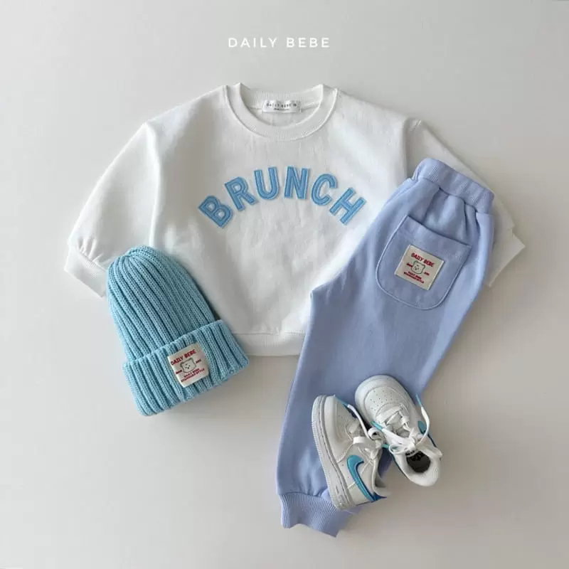Daily Bebe - Korean Children Fashion - #childofig - Brunch Sweatshirt - 2