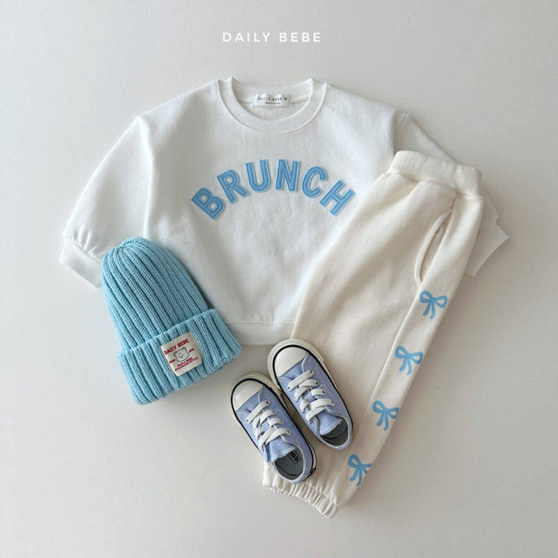 Daily Bebe - Korean Children Fashion - #childofig - Brunch Sweatshirt - 3