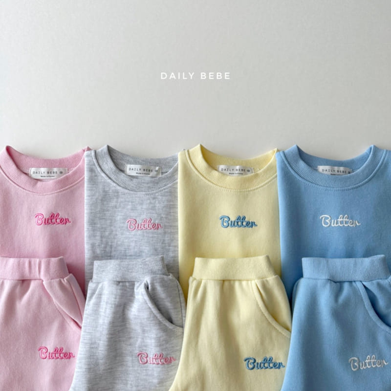 Daily Bebe - Korean Children Fashion - #childofig - Butter Top Bottom Set