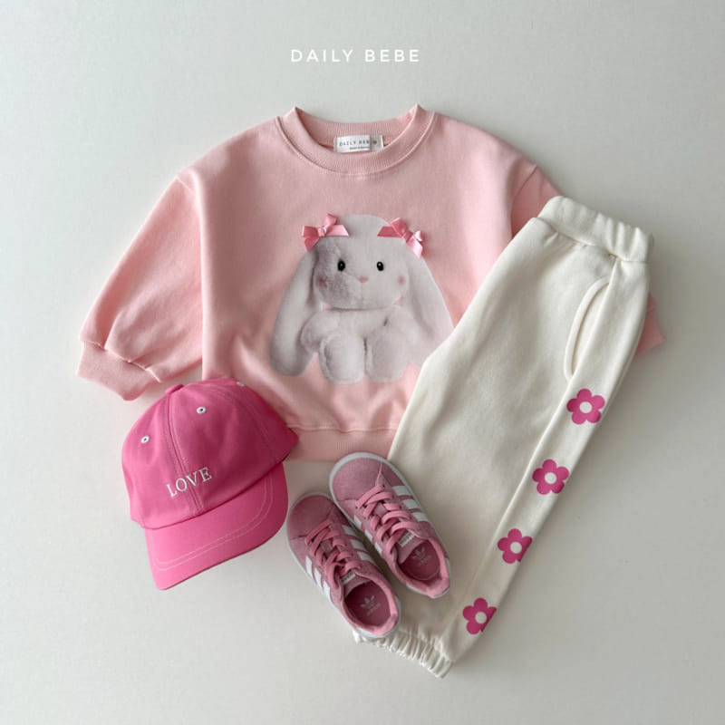 Daily Bebe - Korean Children Fashion - #childrensboutique - Ribbon Doll Sweatshirt - 5