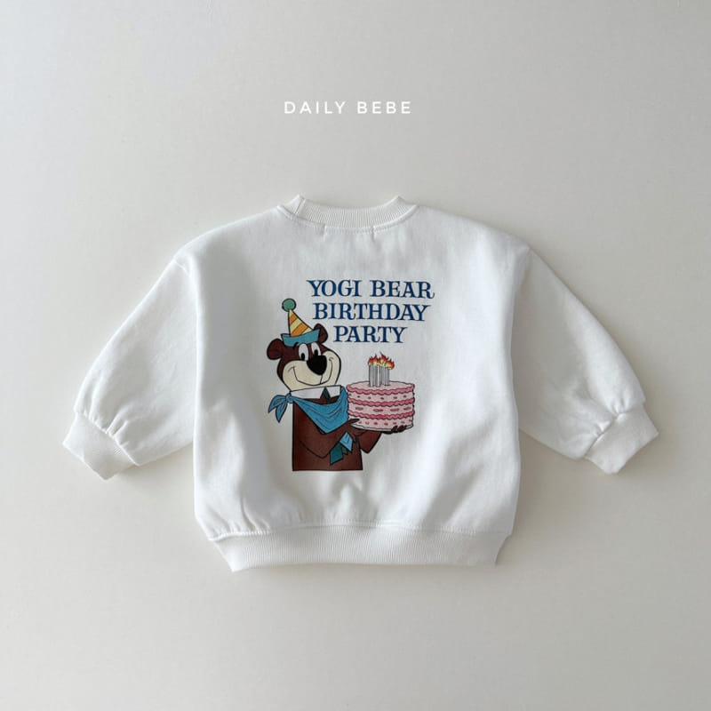 Daily Bebe - Korean Children Fashion - #childrensboutique - Birthday Sweatshirt - 3