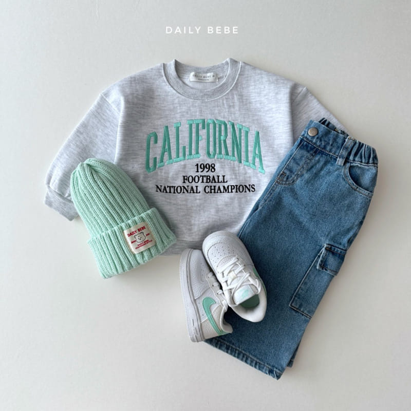 Daily Bebe - Korean Children Fashion - #childrensboutique - California Sweatshirt - 5