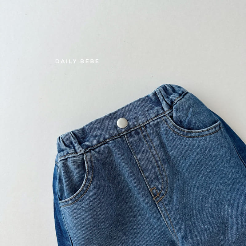 Daily Bebe - Korean Children Fashion - #designkidswear - Color Boots Cut Denim - 3