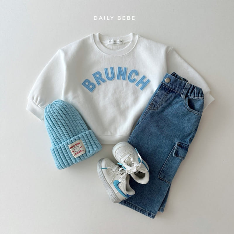 Daily Bebe - Korean Children Fashion - #designkidswear - Brunch Sweatshirt - 5