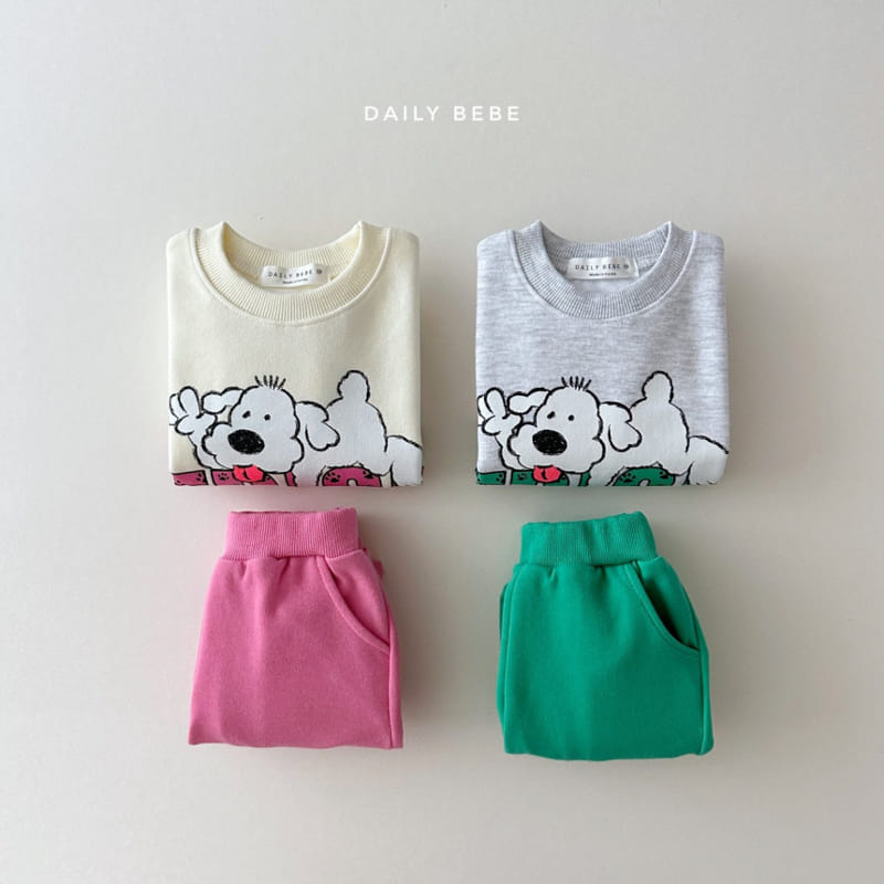 Daily Bebe - Korean Children Fashion - #designkidswear - Freeze Top Bottom Set