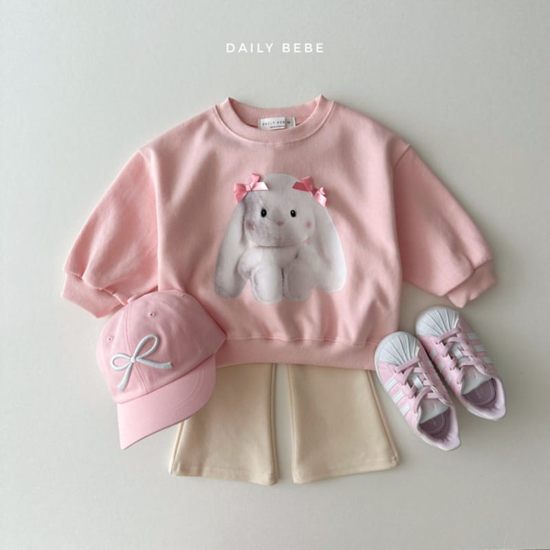 Daily Bebe - Korean Children Fashion - #discoveringself - Ribbon Doll Sweatshirt - 7