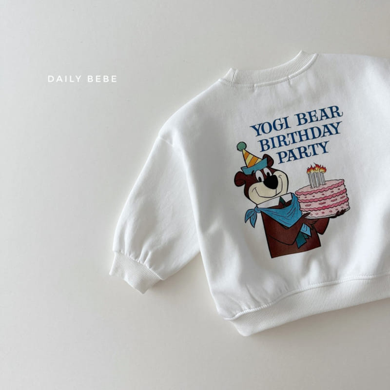 Daily Bebe - Korean Children Fashion - #discoveringself - Birthday Sweatshirt - 5