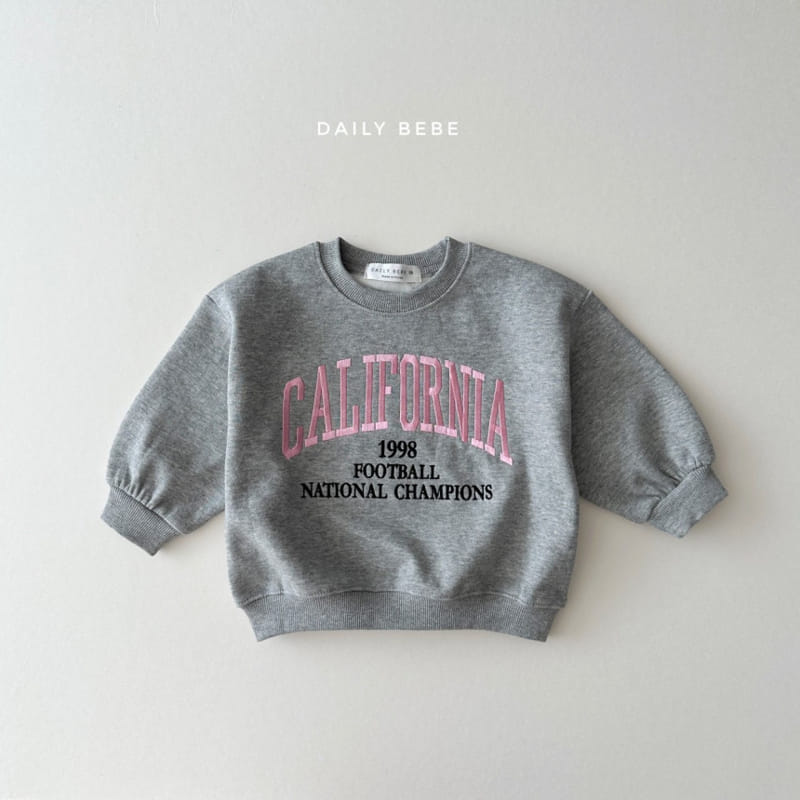 Daily Bebe - Korean Children Fashion - #discoveringself - California Sweatshirt - 7