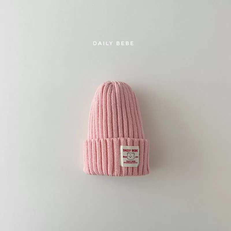 Daily Bebe - Korean Children Fashion - #fashionkids - Patch Long Beanie - 3