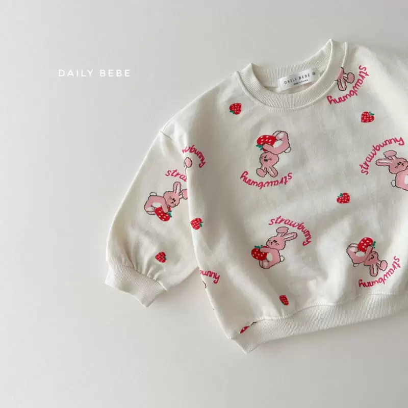 Daily Bebe - Korean Children Fashion - #fashionkids - Spring Pattern Sweatshirt - 3