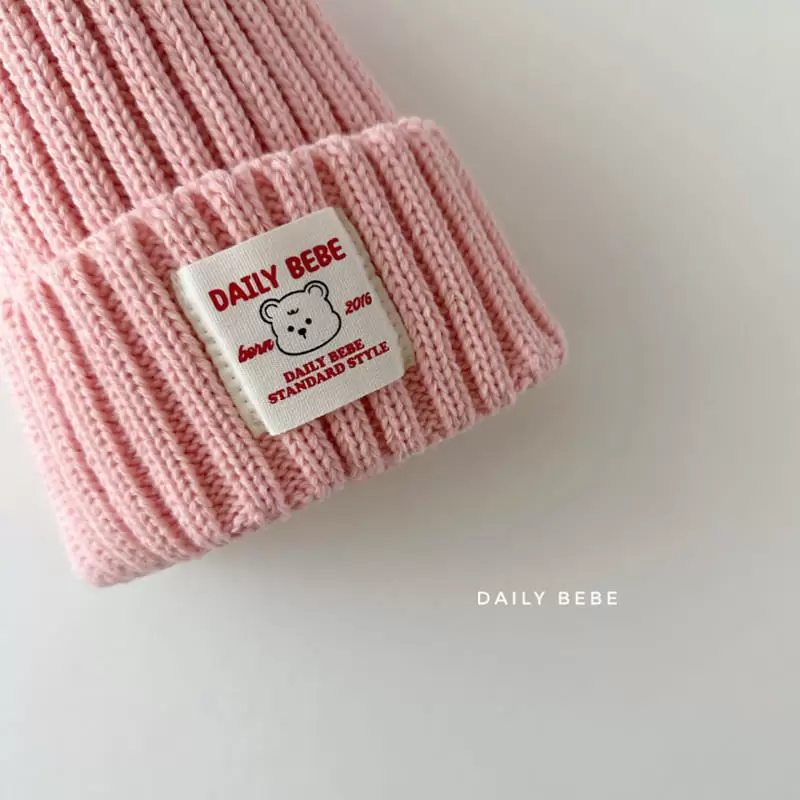 Daily Bebe - Korean Children Fashion - #fashionkids - Patch Long Beanie - 4