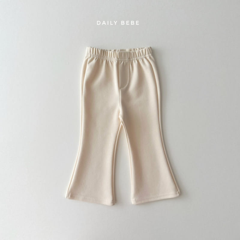 Daily Bebe - Korean Children Fashion - #kidsshorts - Spring Boots Cut Pants - 2