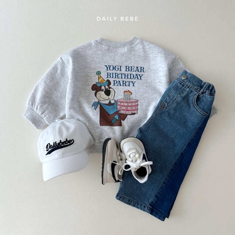 Daily Bebe - Korean Children Fashion - #kidsshorts - Color Boots Cut Denim - 6