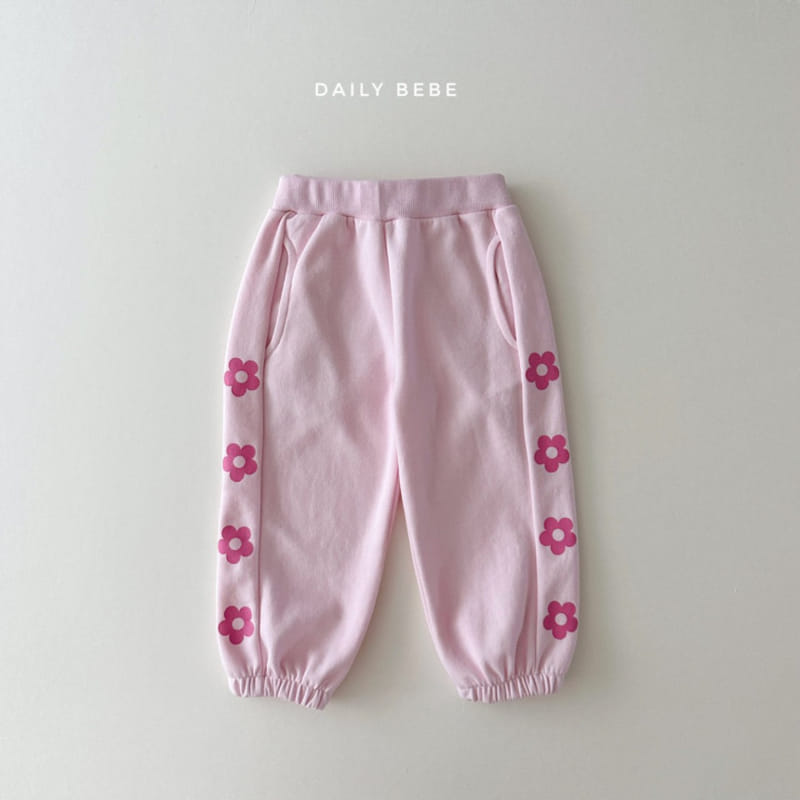 Daily Bebe - Korean Children Fashion - #kidsshorts - Flower Pants - 3