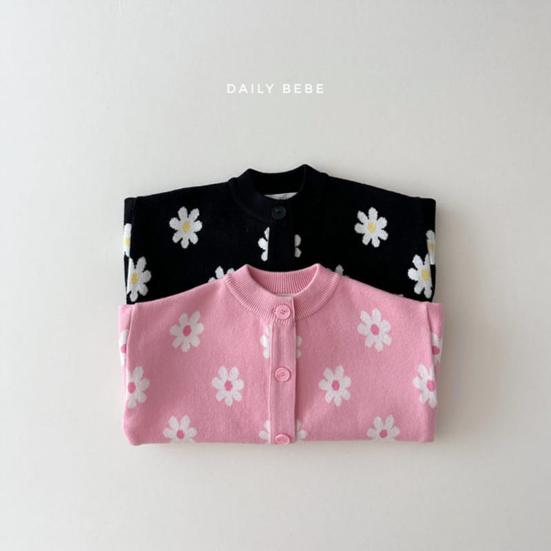 Daily Bebe - Korean Children Fashion - #kidsshorts - Daisy Cardigan