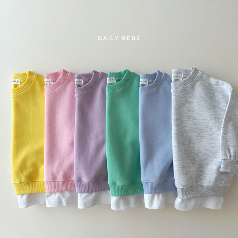 Daily Bebe - Korean Children Fashion - #kidsshorts - Layered Top Bottom Set
