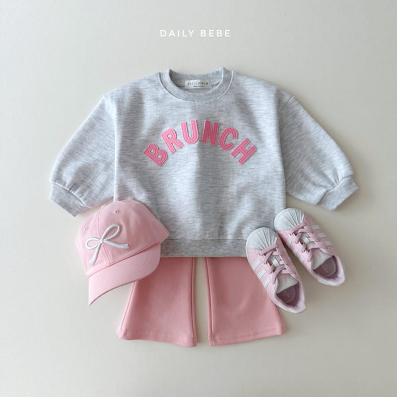Daily Bebe - Korean Children Fashion - #kidsshorts - Brunch Sweatshirt - 8