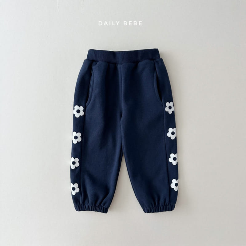 Daily Bebe - Korean Children Fashion - #kidsshorts - Flower Pants - 4