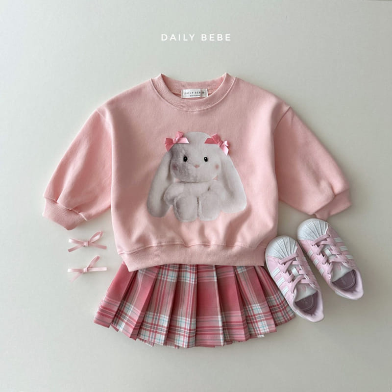 Daily Bebe - Korean Children Fashion - #kidsstore - Ribbon Doll Sweatshirt - 10