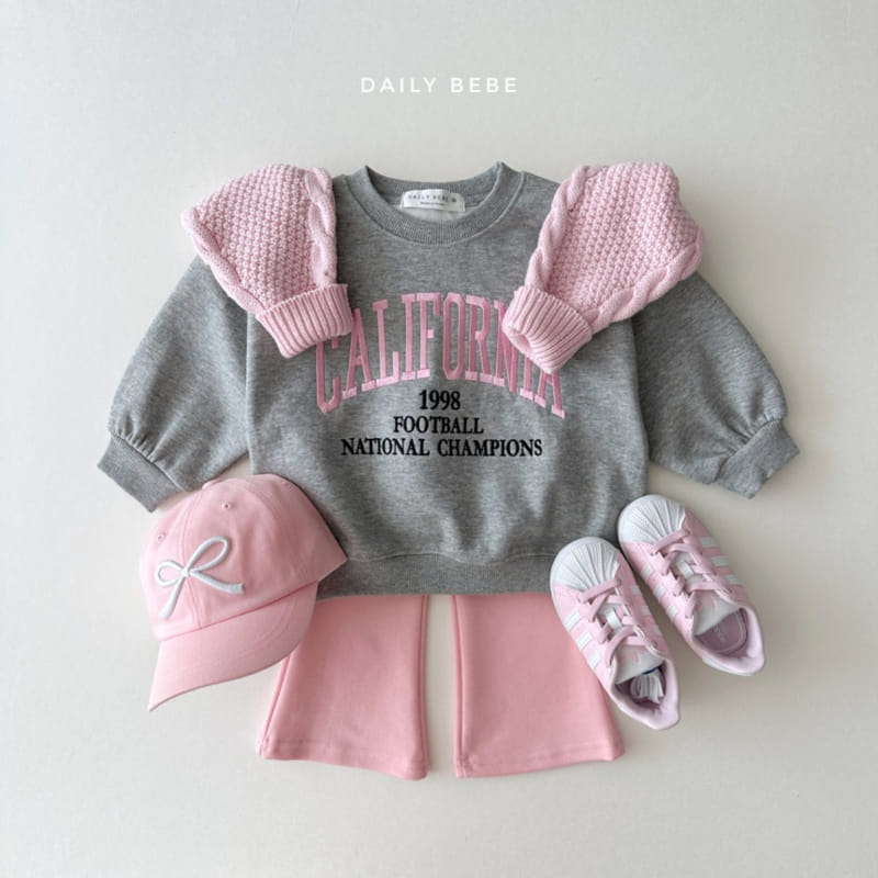 Daily Bebe - Korean Children Fashion - #kidsstore - California Sweatshirt - 10