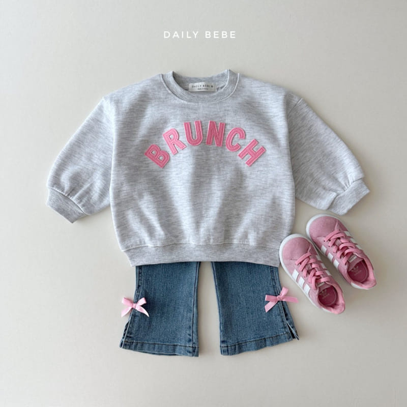 Daily Bebe - Korean Children Fashion - #kidsstore - Brunch Sweatshirt - 9