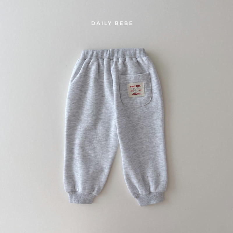 Daily Bebe - Korean Children Fashion - #kidsstore - Patch Jogger Pants - 6