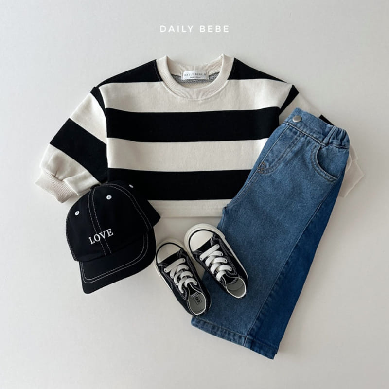 Daily Bebe - Korean Children Fashion - #kidzfashiontrend - Color Boots Cut Denim - 8