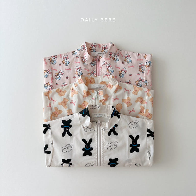 Daily Bebe - Korean Children Fashion - #kidzfashiontrend - Pattern Windbreak
