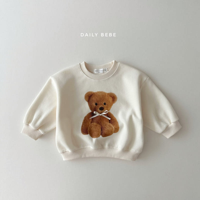 Daily Bebe - Korean Children Fashion - #kidzfashiontrend - Ribbon Doll Sweatshirt - 11