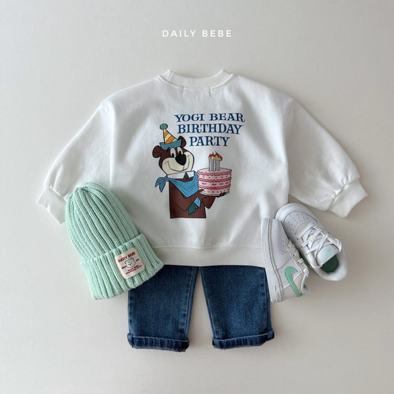 Daily Bebe - Korean Children Fashion - #kidzfashiontrend - Birthday Sweatshirt - 9