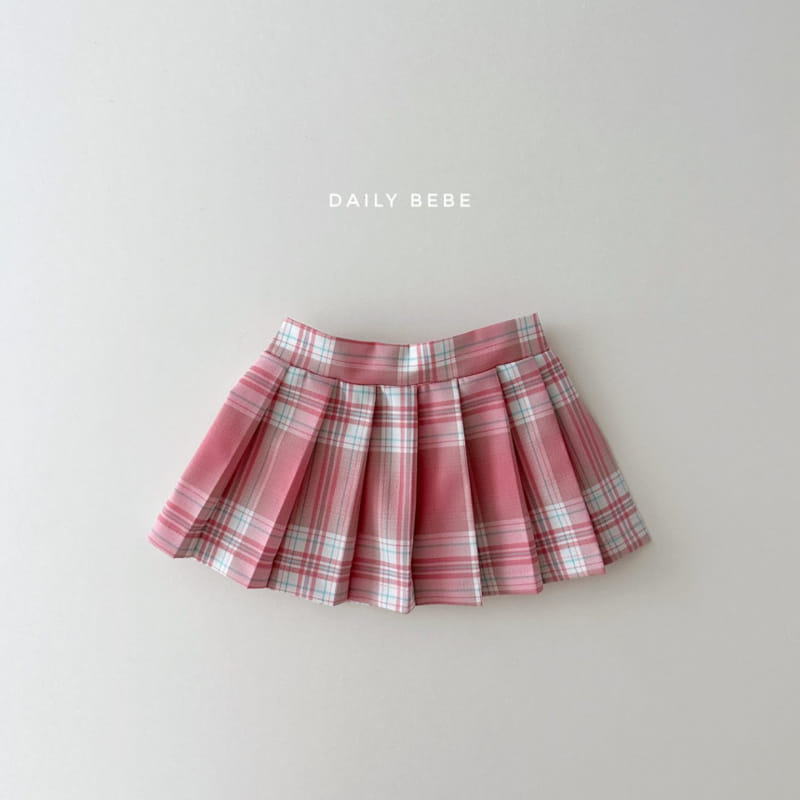 Daily Bebe - Korean Children Fashion - #kidzfashiontrend - School Skirt - 2
