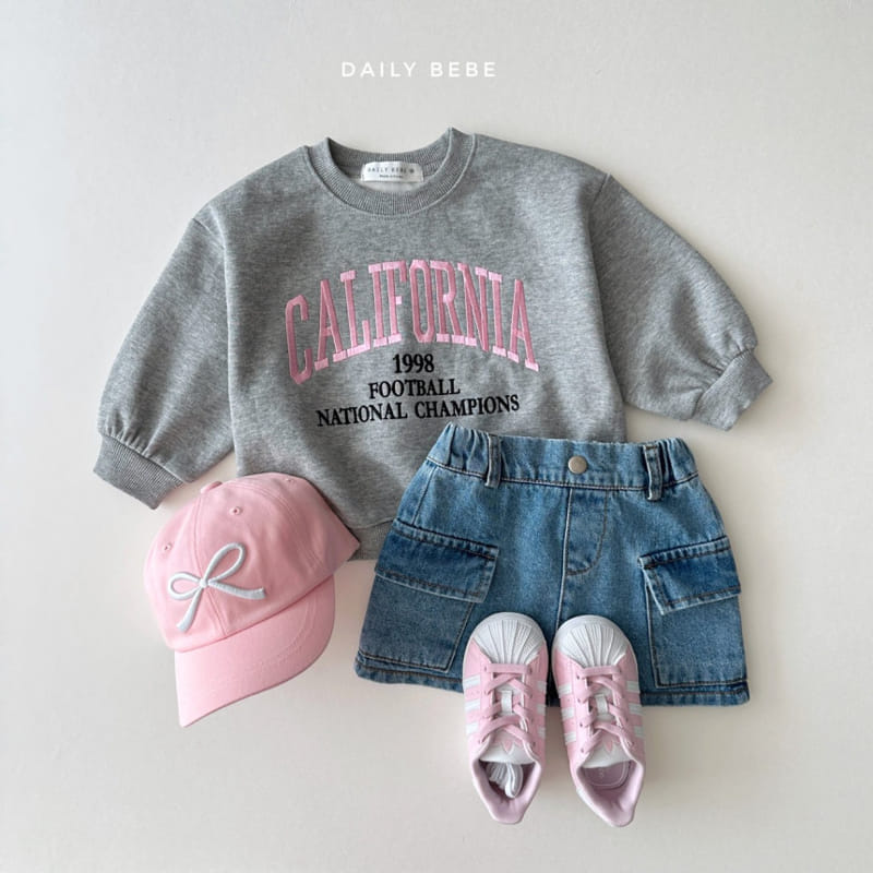 Daily Bebe - Korean Children Fashion - #kidzfashiontrend - California Sweatshirt - 11