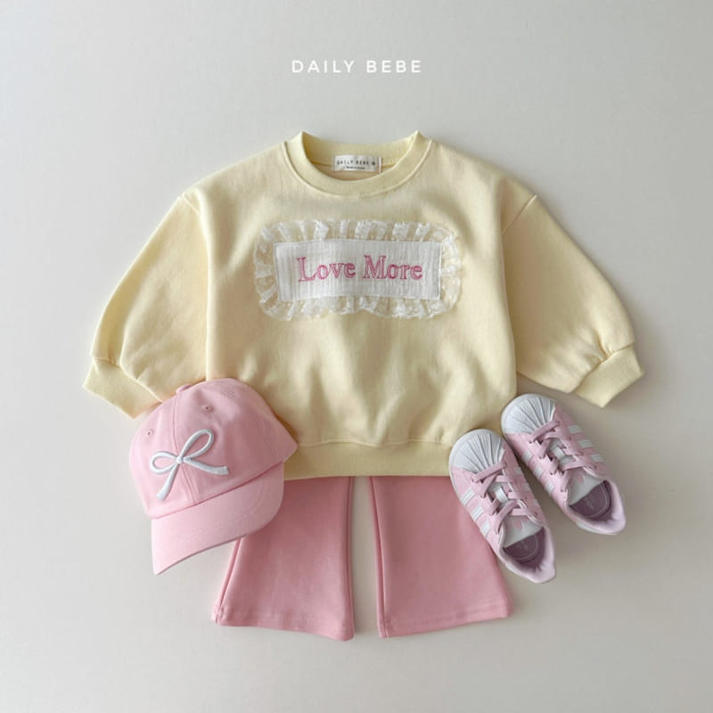 Daily Bebe - Korean Children Fashion - #littlefashionista - Lace Sweatshirt - 9