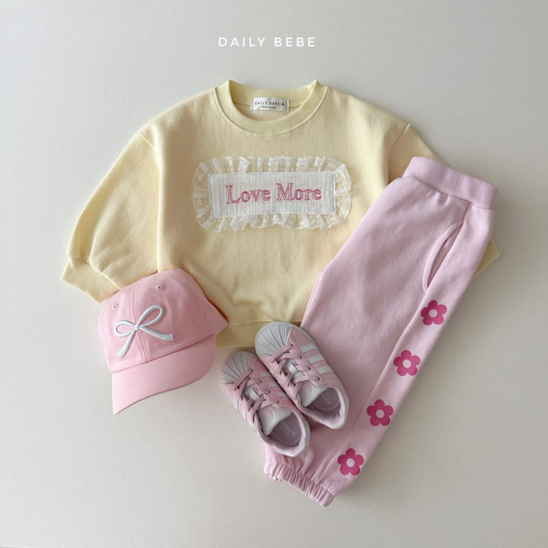 Daily Bebe - Korean Children Fashion - #magicofchildhood - Lace Sweatshirt - 10