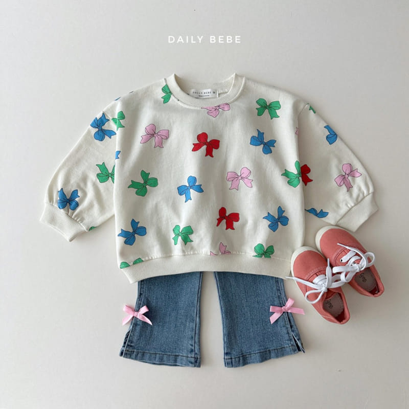 Daily Bebe - Korean Children Fashion - #minifashionista - Spring Pattern Sweatshirt - 10