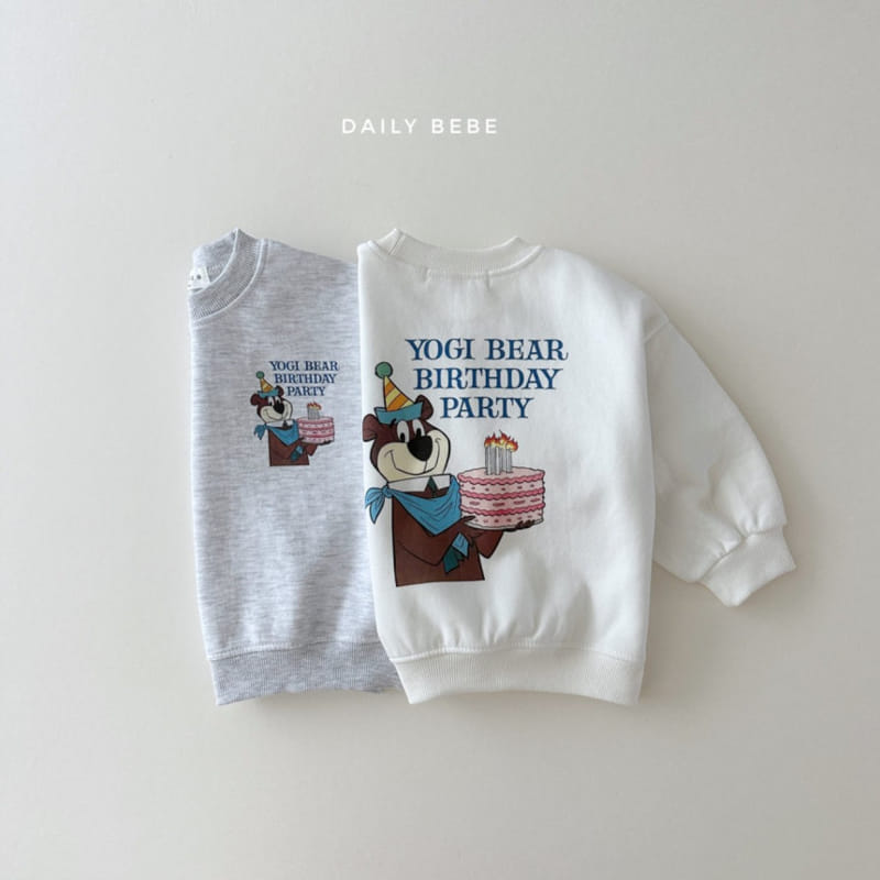 Daily Bebe - Korean Children Fashion - #stylishchildhood - Birthday Sweatshirt