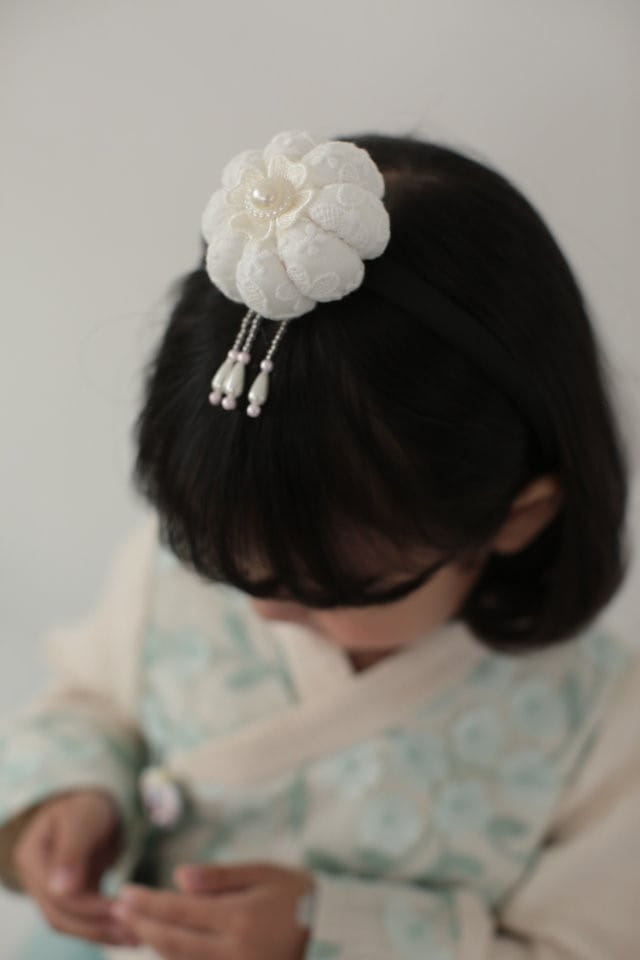 Dalla - Korean Children Fashion - #Kfashion4kids - Hanbok Pumpkin Hair Band - 3