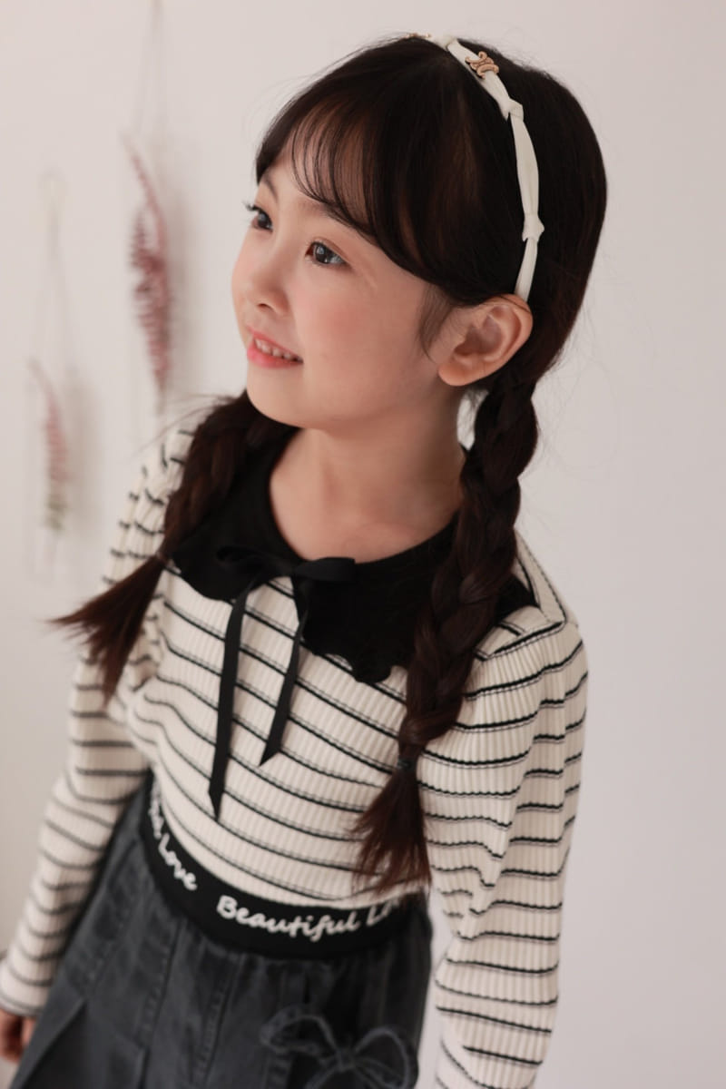 Dalla - Korean Children Fashion - #childofig - Rib ST Tee - 11