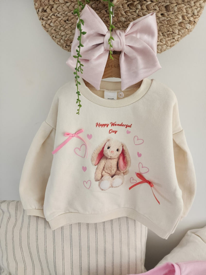 Dalla - Korean Children Fashion - #kidzfashiontrend - Happy Rabbit Sweatshirt - 8