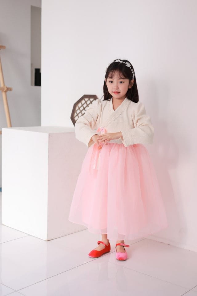 Dalla - Korean Children Fashion - #kidzfashiontrend - Party Day Girl Hanbok