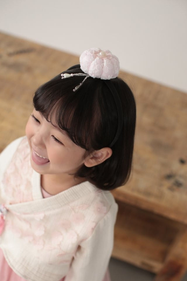 Dalla - Korean Children Fashion - #Kfashion4kids - Hanbok Pumpkin Hair Band - 4